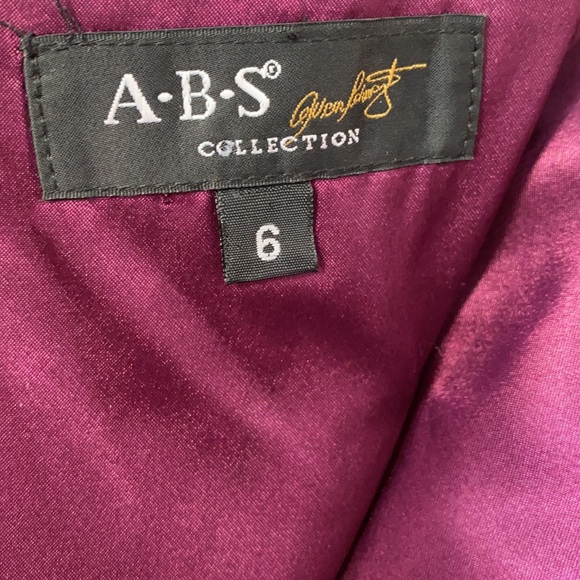 ABS Allen Schwartz A-Line tulle sleeveless Ruched 100% Silk Mini Dress - Picture 4 of 9